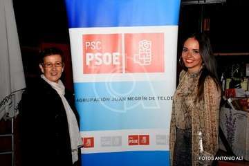 Brindis navideño del PSOE de Telde (Foto Antonio Alí)